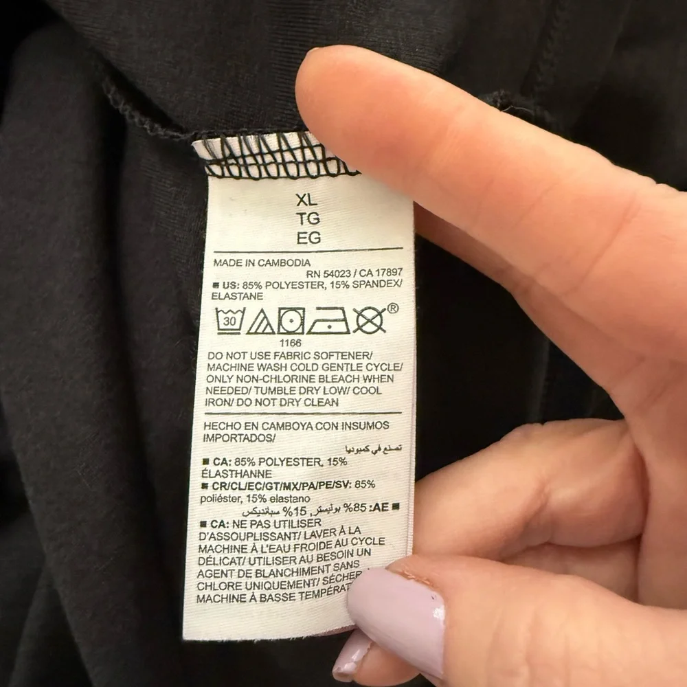 Old Navy Cloud + Ultra Cropped Wrap Front Top